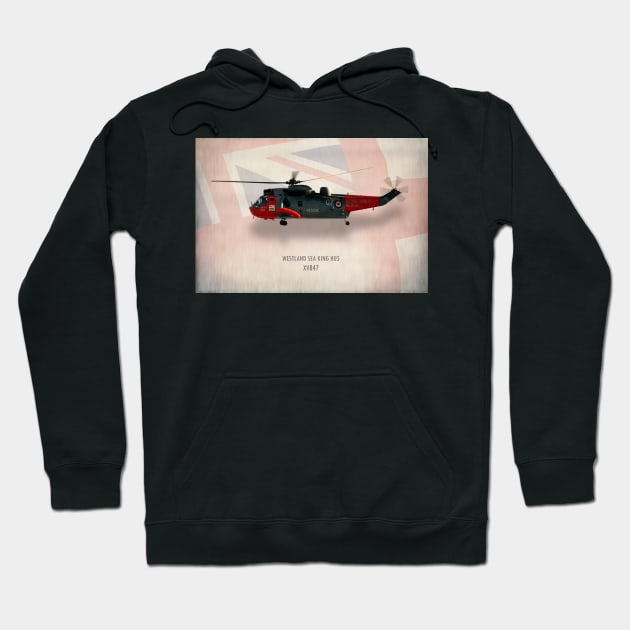 Westland Sea King HU5 XV847 Hoodie by aviationart